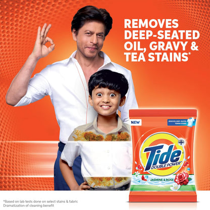 Tide Plus Double Power Detergent Washing Powder Jasmine & Rose 7kg + 3kg FREE