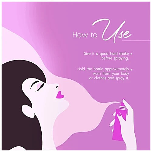 Vanesa Babe Deodorant Body Spray - Refreshing Fragrance, 150 ml