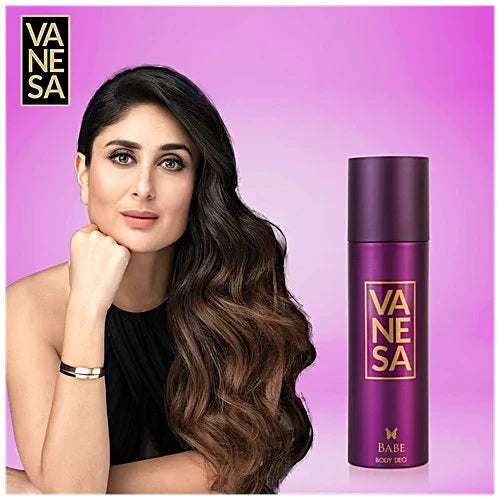 Vanesa Babe Deodorant Body Spray - Refreshing Fragrance, 150 ml