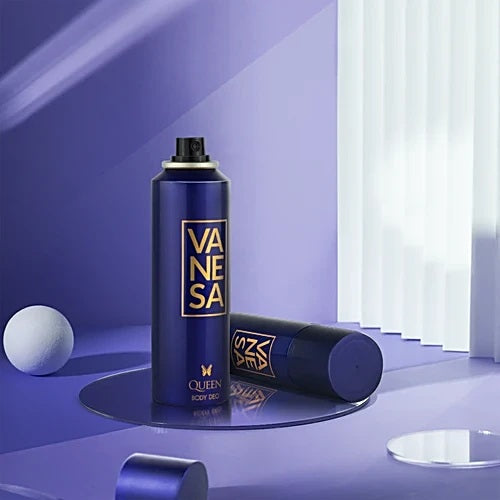 Vanesa Queen Deodorant Body Spray - Refreshing Fragrance, 150 ml
